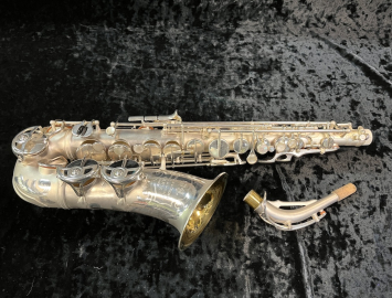 Gorgeous Silver Restored SML Rev D Alto Sax with Rolled Tone Holes - Serial # 10306