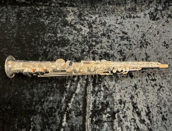 Beautiful Silver Plated Conn New Wonder II Soprano Saxophone, Serial #200982