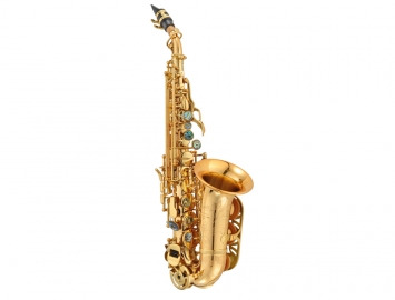 NEW P Mauriat System 76 Gold Lacquer Curved Soprano Sax
