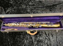 WOW! Vintage Buescher Straight Alto Sax in Custom Gold/Silver Plate - Serial # 208877