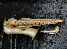 Vintage C.G. Conn New Wonder II 'Chu Berry' Alto Sax in Original Silver and Gold Plate #161061