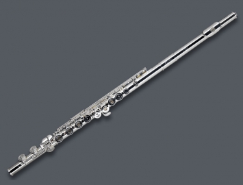 New Tomasi 10-SIB Silver Plated Open Hole Flute with Sterling Silver Headjoint