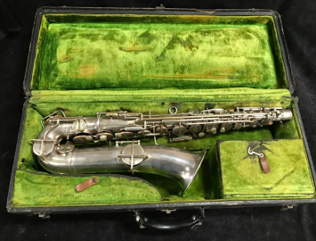 Vintage Frank Holton Silver Plated C-Melody Saxophone #17381