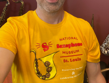National Saxophone Museum T-shirt