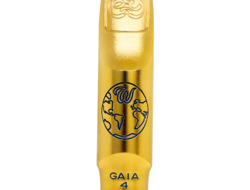 New GAIA 4 Metal Gold Plated 7* Mouthpiece for Tenor Saxophone by Theo Wanne