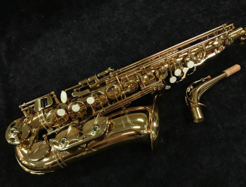 Lightly Used P. Mauriat 180GL Step-up Alto Saxophone with Case, Serial #PM0403720