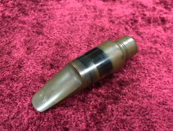 Vintage Meyer Bros New York 5M Hard Rubber Mouthpiece for Tenor Saxophone - 0.077inch/1.95mm
