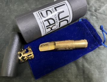 Lightly Played Westcoast Sax MOFO 8* Tenor Sax Mouthpiece in Gold Plate