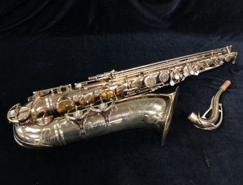 Pristine Original Lacquer Vintage SML King Marigaux Tenor Sax, Serial #26906 – High F#
