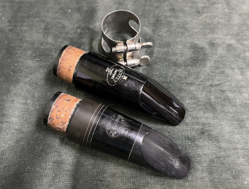 Lot of 2 Buffet Crampon Paris Mouthpieces for Bb Clarinet