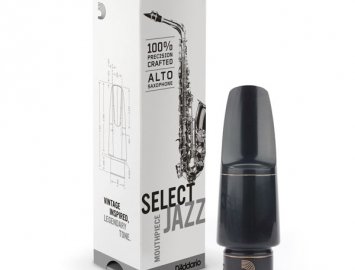 NEW! D'Addario Select Jazz Hard Rubber Mouthpiece for Alto Sax
