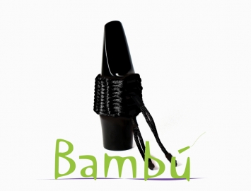 New Bambu Hand Woven Ligature for Baritone Sax