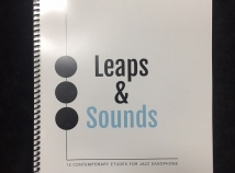 Leaps and Sounds - Etudes for Jazz Saxophone by Adam Larson -  Printed Book New Old Stock Printed Book
