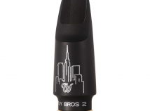 New! NY BROS 2 Hard Rubber Mouthpiece for Alto Sax by Theo Wanne