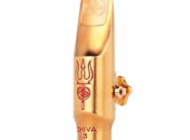 New SHIVA 3 Metal Gold Plated 8 Mouthpiece for Tenor Saxophone by Theo Wanne