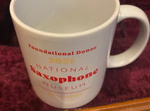 2021 Foundational Donor National Saxophone Museum 11oz Ceramic Coffee Mug