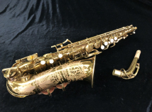 chiwanji 4PCS Professional Alto Saxophone Bagpipe Ligation Gold Lacquer Clip Fastener 