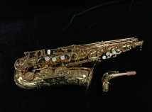Lightly Played P. Mauriat Master 97 Alto Saxophone in Gold Lacquer, Serial #PM1021018