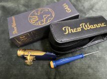 Gold Plated Theo Wanne Gaia 3 Series # 9 Alto Saxophone Mouthpiece