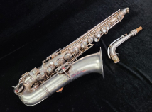 Vintage Conn New Wonder I C-Melody Saxophone in Beautiful Original Satin Silver Plate, #100563