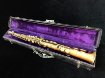 Vintage King HN White Soprano Saxophone, Serial #100776 – Repair Shop Special