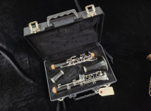 90s Vintage Buffet German E11 Clarinet, Silver Plated Keys #1002741 - PLAYERS HORN