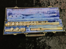 Used Gemeinhardt 2SP Flute in Silver with Plateau Keys and Off-set G - #D92693 - GREAT MARCHING HORN