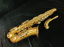 Vintage King Zephyr Series II Alto Saxophone in Gold Lacquer #356457