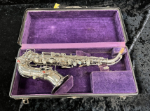Original Nickel Plated Conn New Wonder Curved Soprano Sax to High F - Serial # 76029