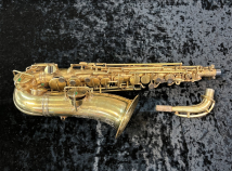 Original Gold Plated Frank Holton Alto Saxophone w/ Extra Trill Keys - Serial # 27003
